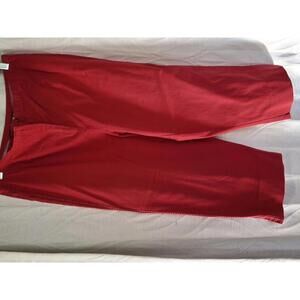 Norton Studio Women's Petite Red Cropped Pants